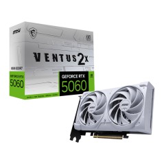 MSI GeForce RTX 5060 8G Ventus 2X OC White - Unleash Powerful Gaming Performance & Stunning Graphics!